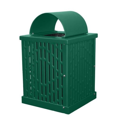 Square Receptacle Laser (32 gal, arch lid, free standing, liner included) preview 1