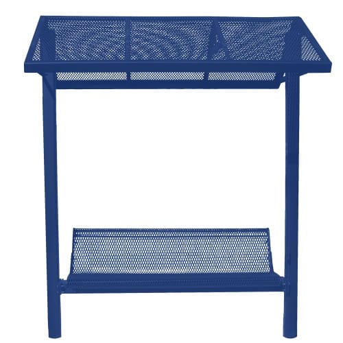 Shaded Bench, 6' Contour Seat, Direct Bury Mount preview 1