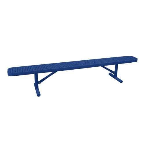 8’ Bench Without Back Expanded Metal, Free Standing preview 1