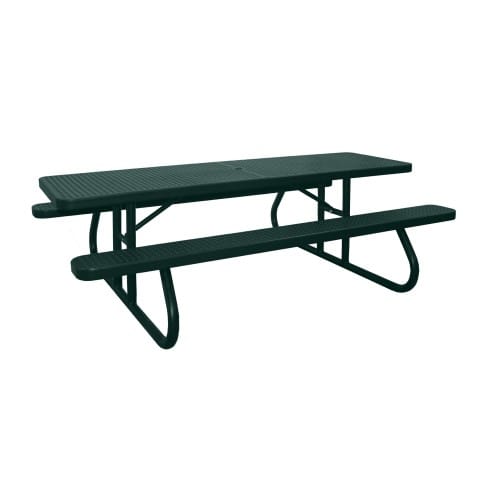 8' Champion Perforated Steel Table, Free Standing preview 1