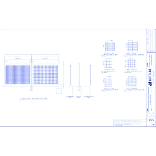 preview of Select “W” Typical Railing w. Panel Details