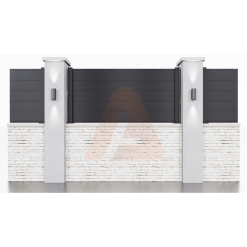 Aluminum 60 Wall Topper 2-way post preview 1