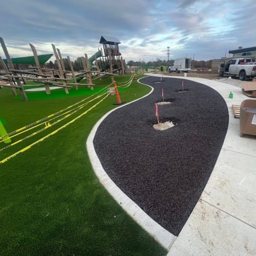 Perma Mulch Bonded Rubber Mulch Surfacing