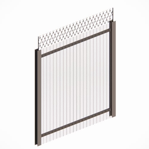 SecureMesh™ 3-Rail Welded Wire Security Fence - Razor Mesh (AVBD 1001)