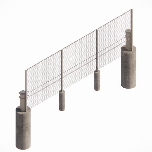 Crash-Rated Cable Barrier M30 P2 (AVBD 132)