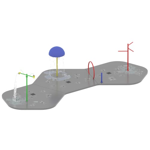 Pirates Bay Splash Pad - 1000 Sq.Ft preview 2