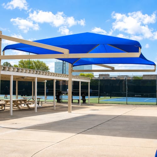 Cantilever Hip Roof Shade 16'x25' preview 1