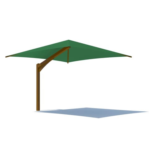 Single Post Umbrella 15'x15' preview 4