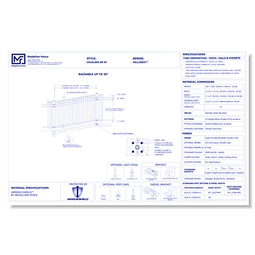 Hillcrest Series Fence: CAVALIER-DR-SF