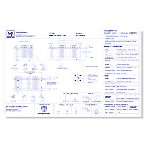 Wellington Series Fence: CAVALIRE-DR-SF-LXEO