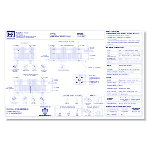 Pet Guard Series Fence: ARISTOCAT-DR