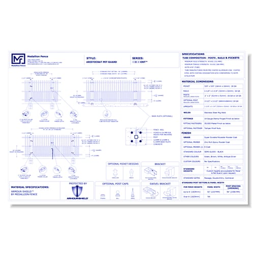 Pet Guard Series Fence: ARISTOCRAT