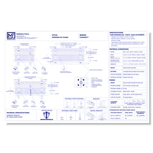 Pet Guard Series Fence: WINDSOR-A