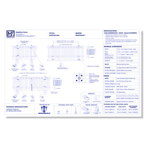 Preston-R Series Fence: STANTON-REO