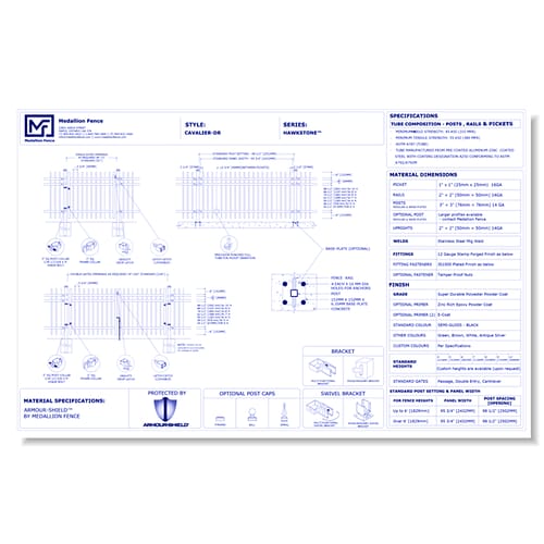 Hawkstone Series Fence: CAVALIER-DR