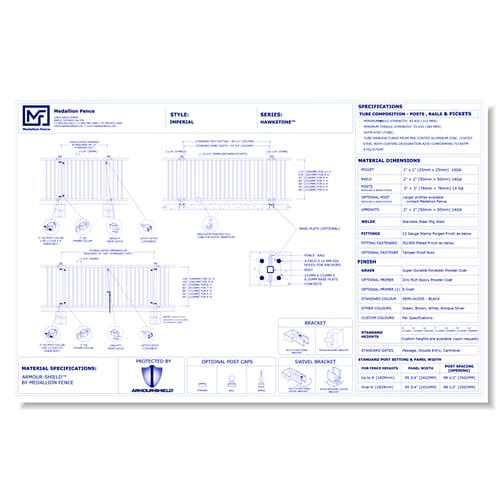 Hawkstone Series Fence: IMPERIAL