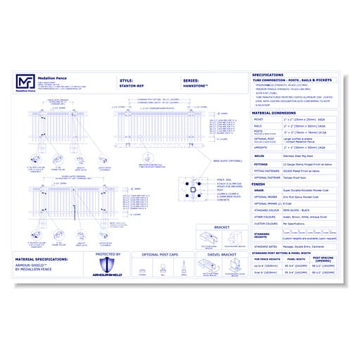 Hawkstone Series Fence: STANTON-REP