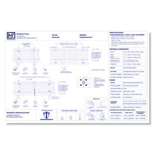 Hawkstone-R Series Fence: CAVALIER