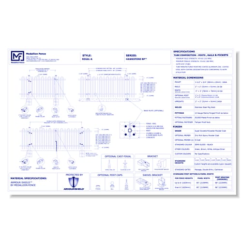 Hawkstone-R Series Fence: REGAL