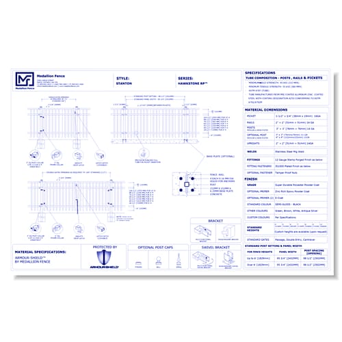 Hawkstone-R Series Fence: STANTON
