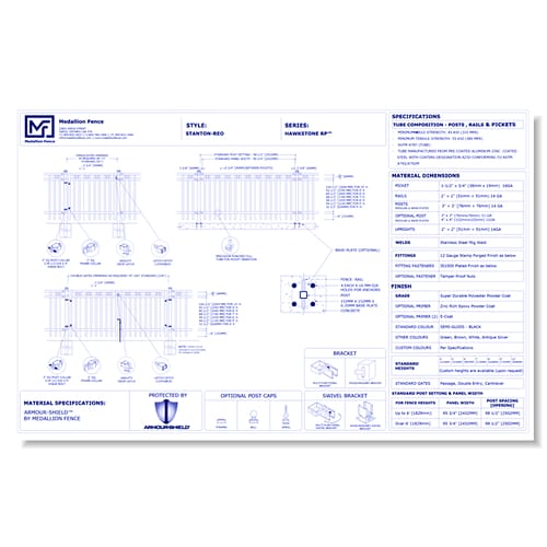 Hawkstone-R Series Fence: STANTON-REO