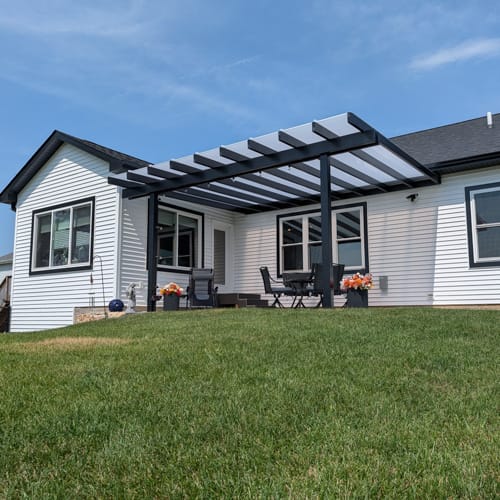 20' x 20' Attached Covered Vinyl Pergola preview 7
