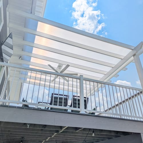 16' x 16' Attached Covered Vinyl Pergola preview 6