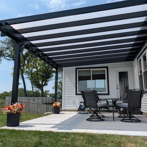 16' x 16' Attached Covered Vinyl Pergola preview 8