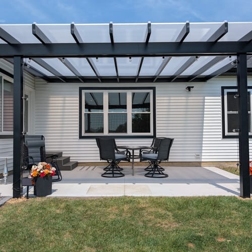 16' x 16' Attached Covered Vinyl Pergola preview 9