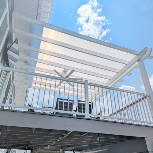 12' x 16' Attached Covered Vinyl Pergola preview 6