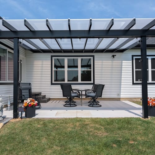 12' x 16' Attached Covered Vinyl Pergola preview 9