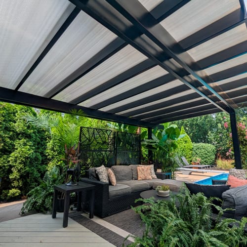 12' x 16' Freestanding Covered Vinyl Pergola preview 5