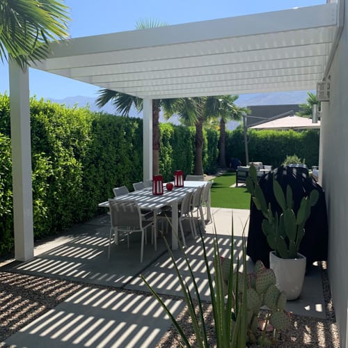12' x 16' Modern Attached Vinyl Pergola preview 4