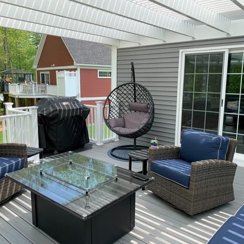 10' x 20' Traditional Attached Vinyl Pergola preview 8