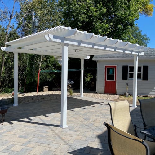 10' x 20' Traditional Freestanding Vinyl Pergola preview 5