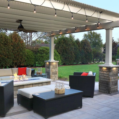 20' x 20' Traditional Attached Vinyl Pergola preview 8