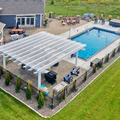 16' x 16' Traditional Freestanding Vinyl Pergola preview 10