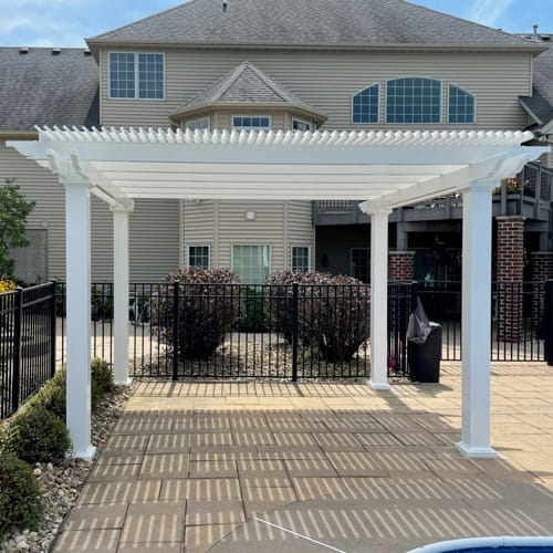 12' x 16' Traditional Freestanding Vinyl Pergola