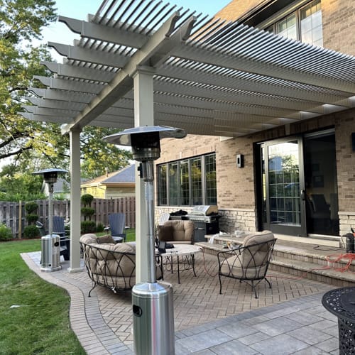 12' x 12' Traditional Attached Vinyl Pergola preview 10