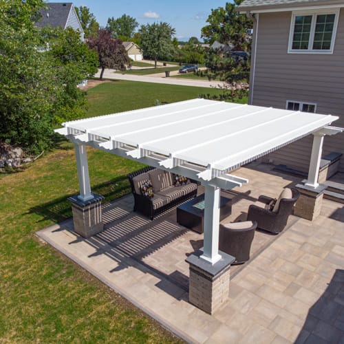 12' x 12' Traditional Freestanding Vinyl Pergola preview 5