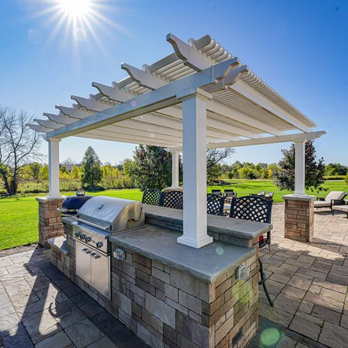 12' x 12' Traditional Freestanding Vinyl Pergola preview 6