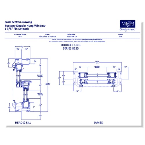 V400 Tuscany® Series - Double-Hung Window