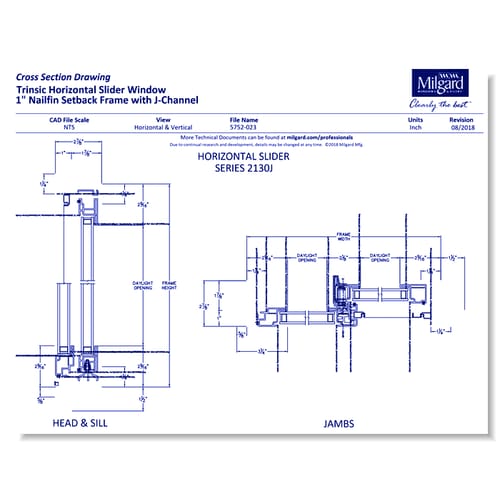 V300 Trinsic™ Series - Horizontal Slider Window