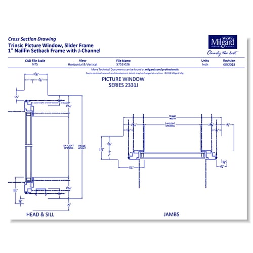 V300 Trinsic™ Series - Slider Picture Window
