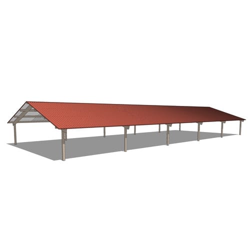 Tube Steel Gable: TS-G40100-04
