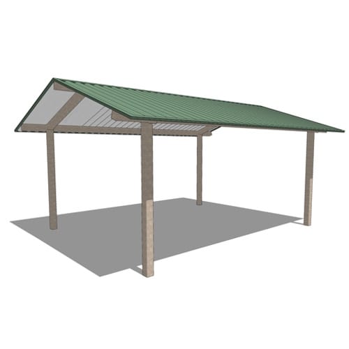 Tube Steel Gable: TS-G1620-04