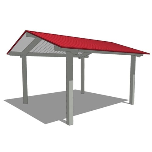 Tube Steel Gable: TS-G1416-04