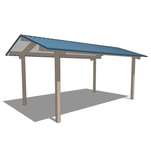 Tube Steel Gable: TS-G1220-04