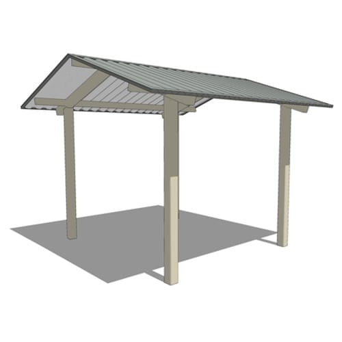 Tube Steel Gable: TS-G1212-04