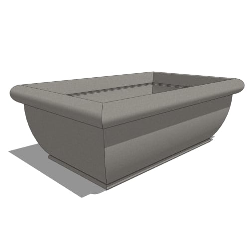 preview of Rectangular Planters: Roman